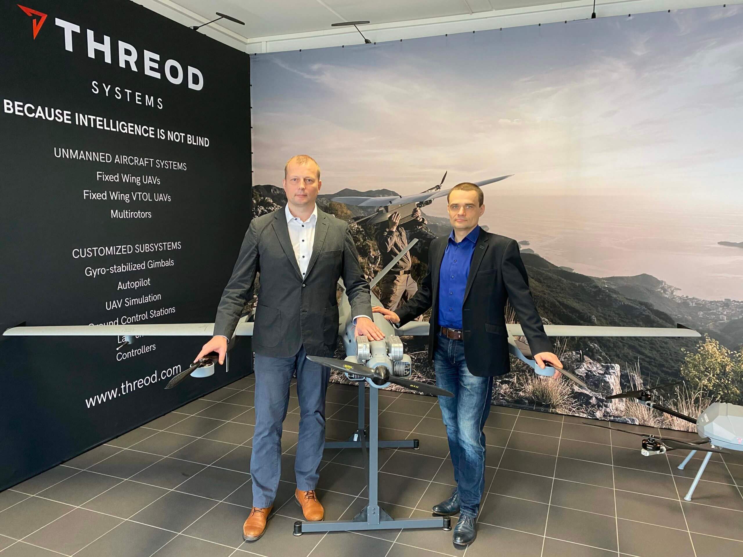 Villiko Nurmoja CEO of Threod Systems unmanned aircraft systems hands over the CEO role to Arno Vaik